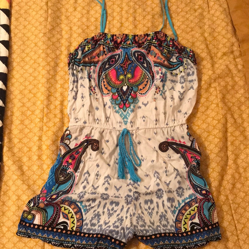 Printed Romper